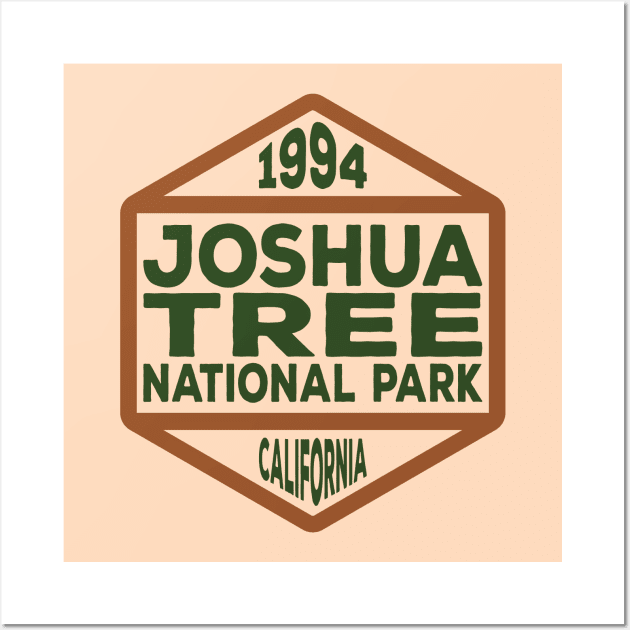 Joshua Tree National Park badge Wall Art by nylebuss